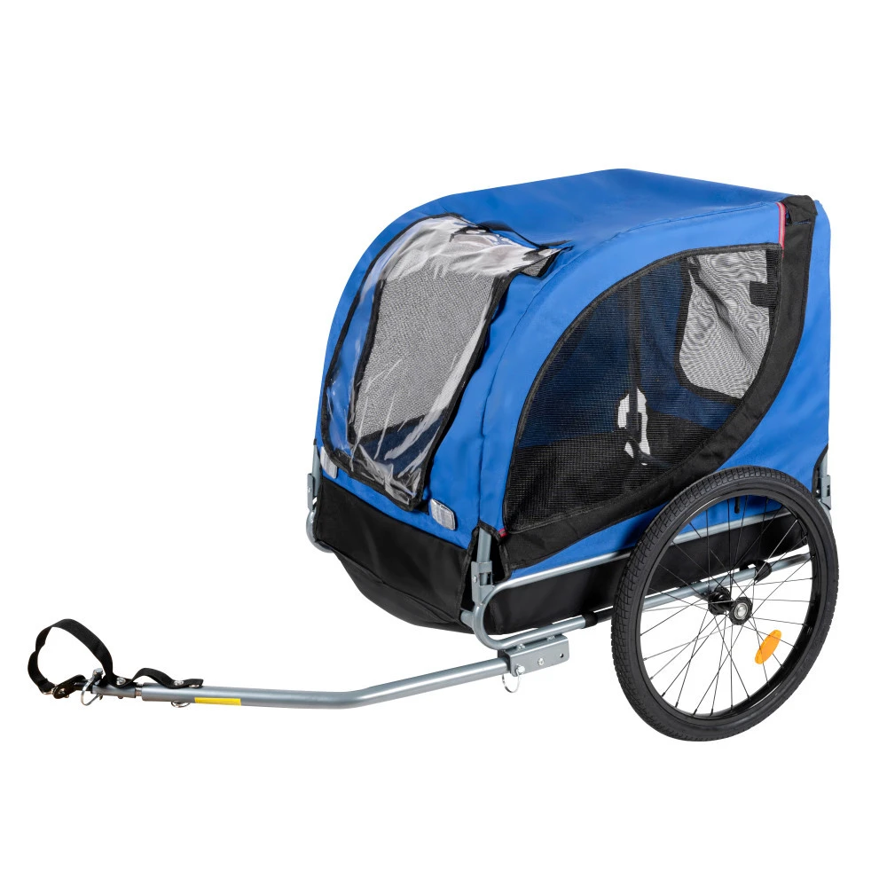 Hunde-Fahrradanhänger Bello In Blau-schwarz Mit 40 Kg Zuladegewicht 3 Hunde-Fahrradanhänger Bello In Blau-schwarz Mit 40 Kg Zuladegewicht