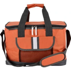 Kühltasche 18 Liter Aus Polyester Mit Reisverschluss In Orange