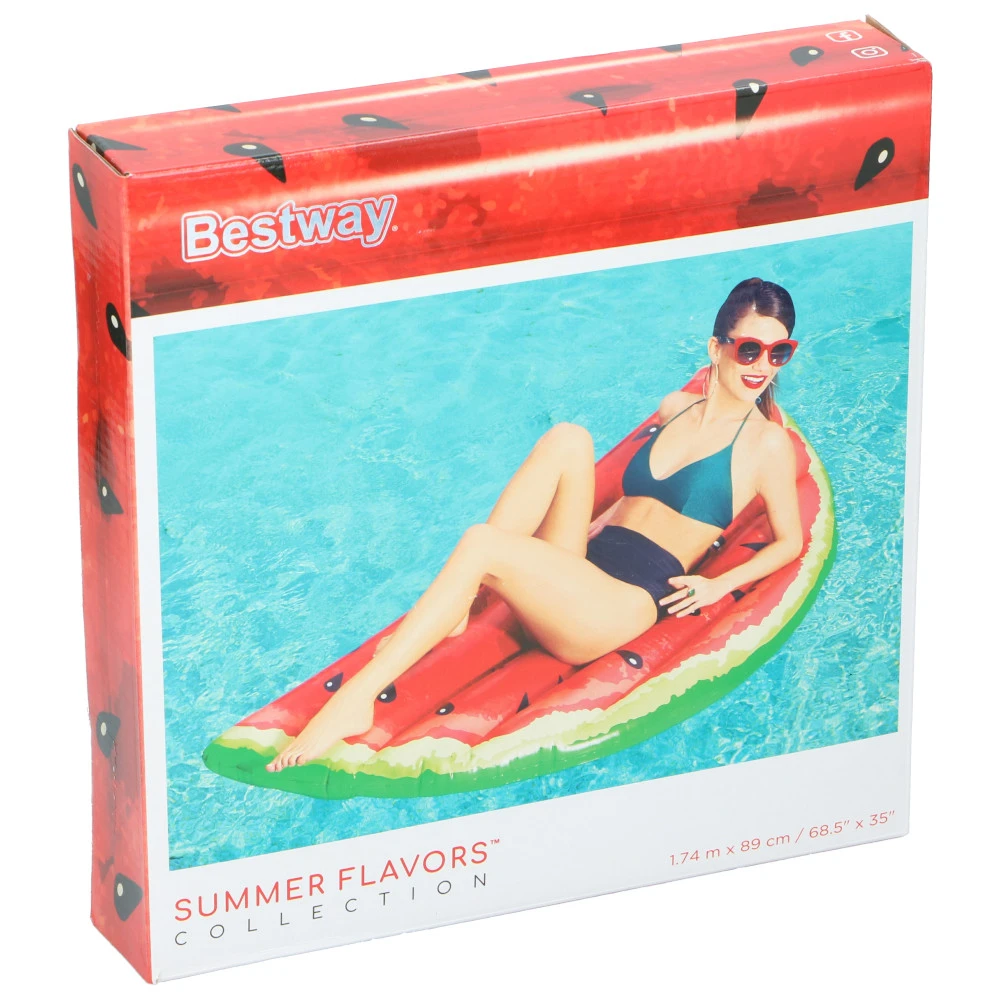 Bestway Luftmatratze Im Wassermelonen-Design Aus Vinyl Mit Reparaturflicken 4 Bestway Luftmatratze Im Wassermelonen-Design Aus Vinyl Mit Reparaturflicken – Bild 2