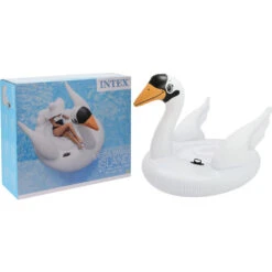 Intex Luftmatratze Schwan Für Zwei Personen Mit Zwei Luftkammern