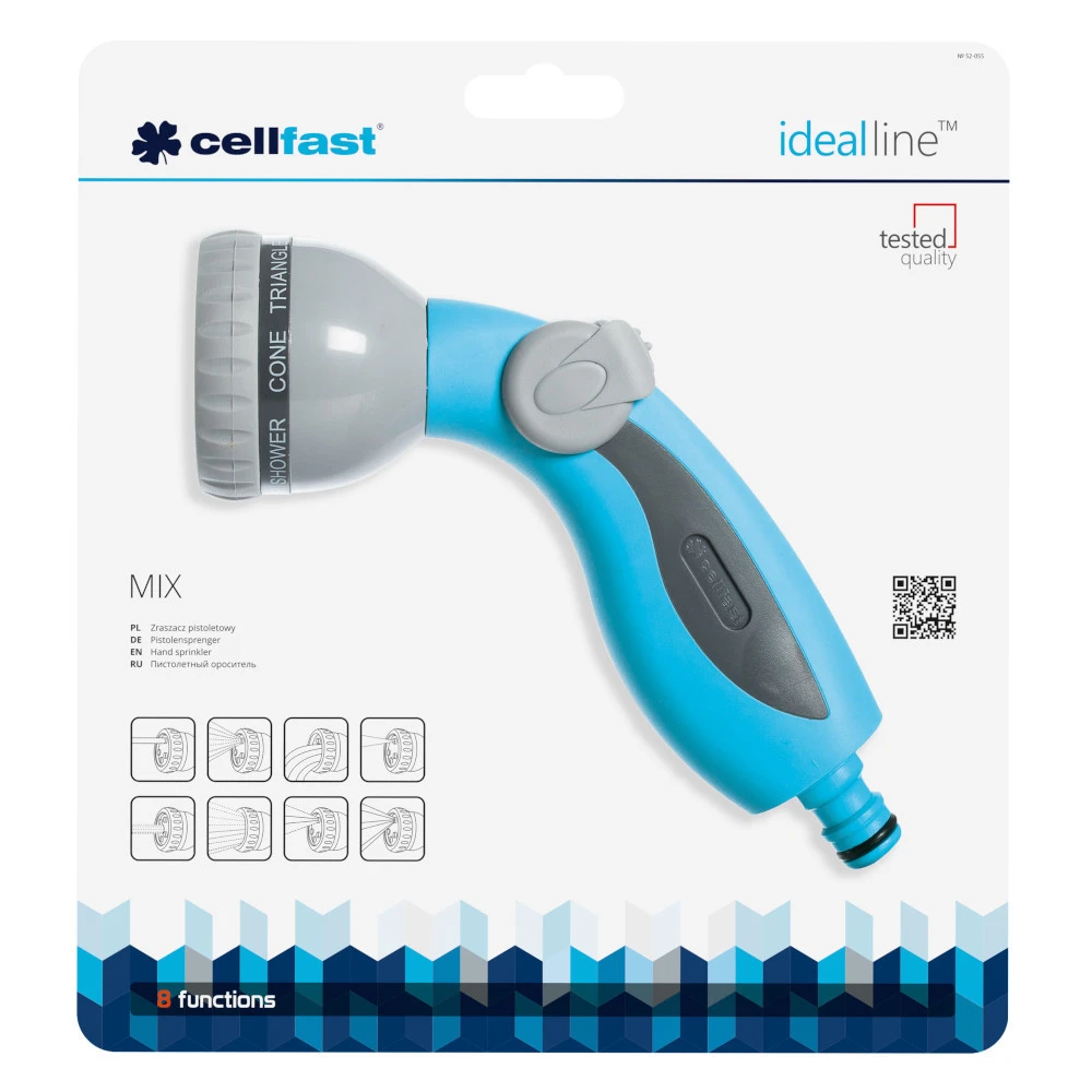 Cellfast Pistolenbrause MIX Mit 8 Sprühformen 5 Cellfast Pistolenbrause MIX Mit 8 Sprühformen – Bild 3
