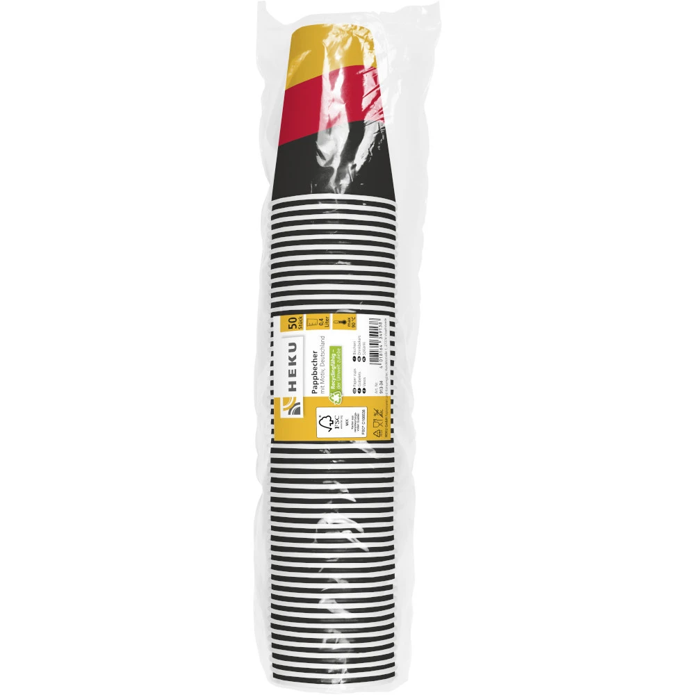 Pappbecher 0,4 L, 50 Stück, Deutschland 3 Pappbecher 0,4 L, 50 Stück, Deutschland