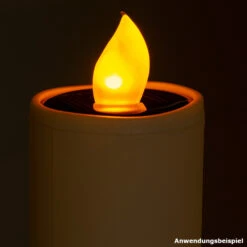 Solarstabkerze Rund Ø 4 X 90 Cm Mit Flackereffekt -Prosper Garten Geschaft 2Qtpf4xNP6YOxJz 1280x1280