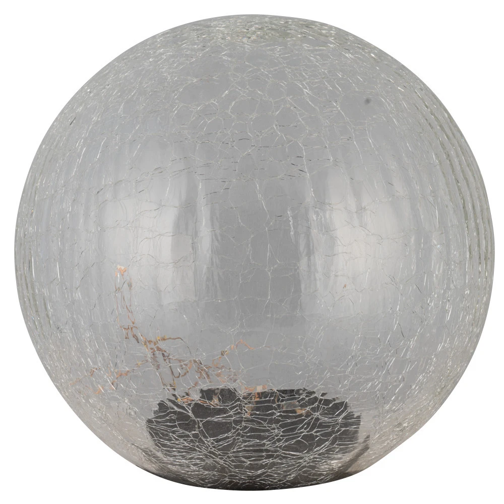 LED-Crashglas Kugel Ø 20cm Batteriebetrieben Mit 20 Warmweißen LEDs 3 LED-Crashglas Kugel Ø 20cm Batteriebetrieben Mit 20 Warmweißen LEDs