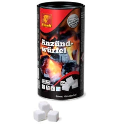 Grillanzünder 100 Stück, Würfel Kaminanzünder