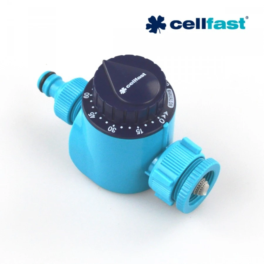 Cellfast Bewässerungsuhr 120Min. Mechanisch Wasserzeitschaltuhr Bewässerungsautomat Timer 3 Cellfast Bewässerungsuhr 120Min. Mechanisch Wasserzeitschaltuhr Bewässerungsautomat Timer