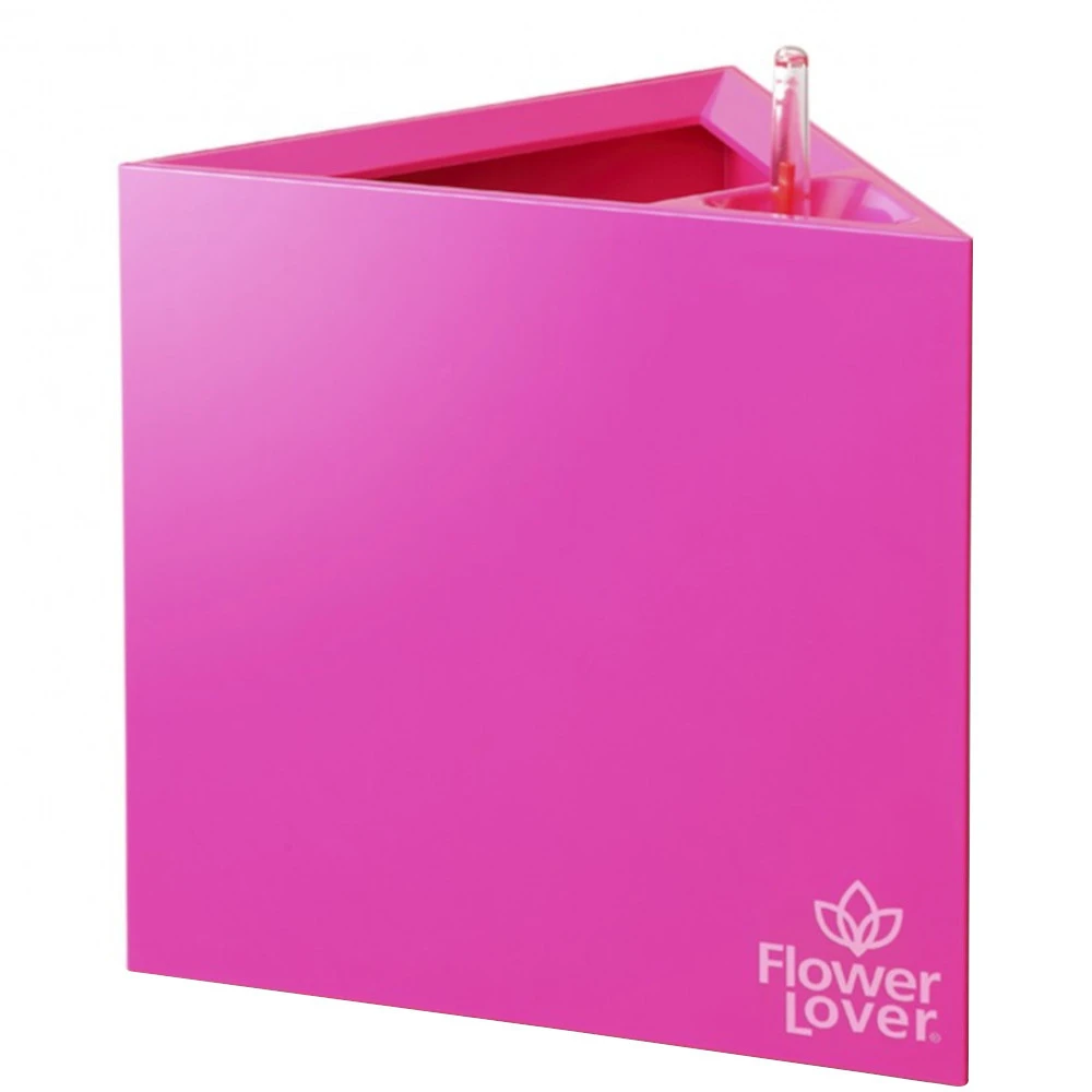 Flower Lover Blumentopf 21 X 21 X 21 Cm In Pink Mit Bewässerungssystem 3 Flower Lover Blumentopf 21 X 21 X 21 Cm In Pink Mit Bewässerungssystem