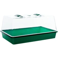 Zimmergewächshaus 38x24 Cm Mit Belüftetem Deckel