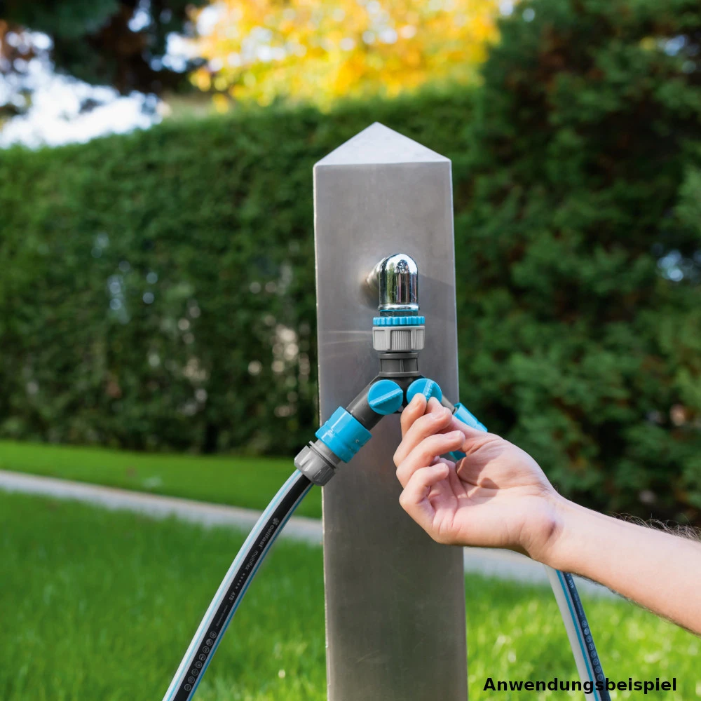 Cellfast 2-Wege Verteiler G1"-3/4" Aus Kunststoff 4 Cellfast 2-Wege Verteiler G1"-3/4" Aus Kunststoff – Bild 2