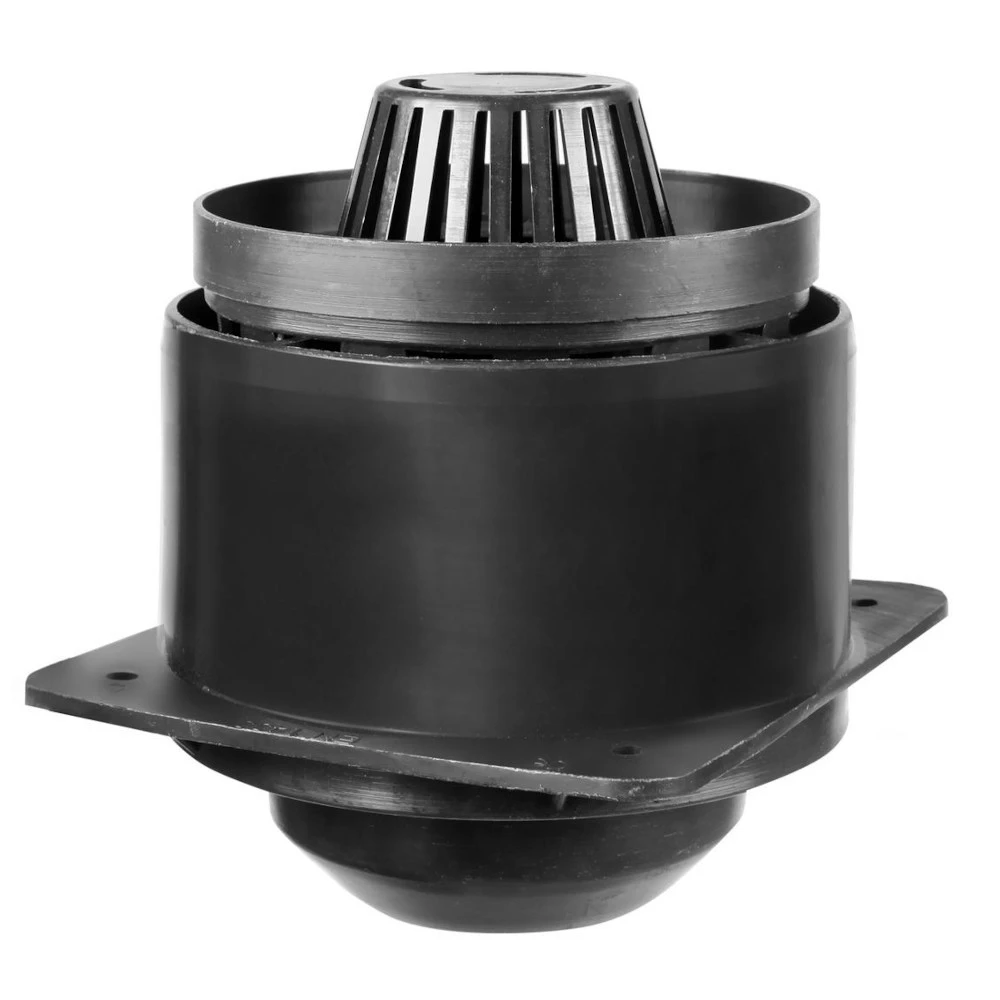 Ablaufanschluss Mit Geruchsverschluss Und Laubfang Für KG-Rohr 110 Mm 3 Ablaufanschluss Mit Geruchsverschluss Und Laubfang Für KG-Rohr 110 Mm