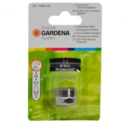 Gardena Perlstrahl-Gewindeadapter M22x1 26,5mm G3/4" Aus Metall