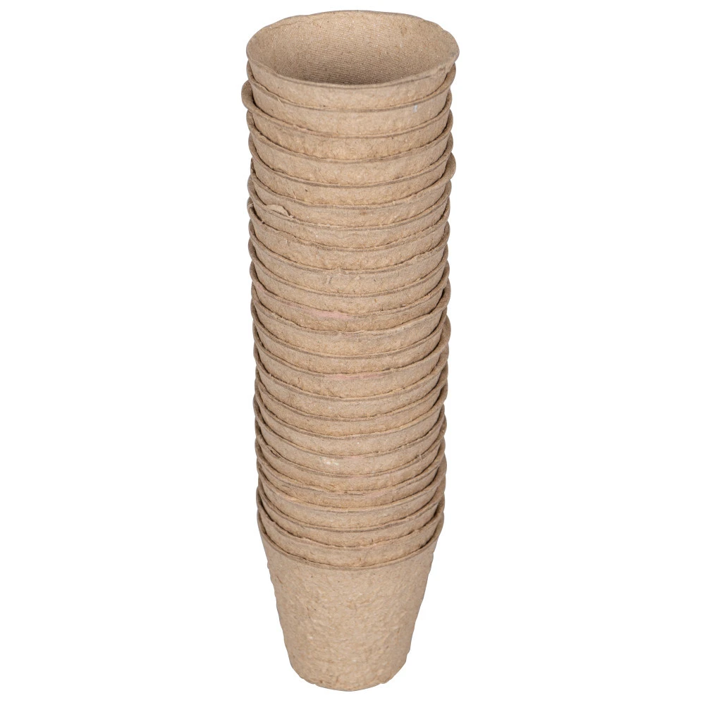 Anzuchttöpfe 6 X 6 Cm Rund, 24 Stück, Papier 3 Anzuchttöpfe 6 X 6 Cm Rund, 24 Stück, Papier