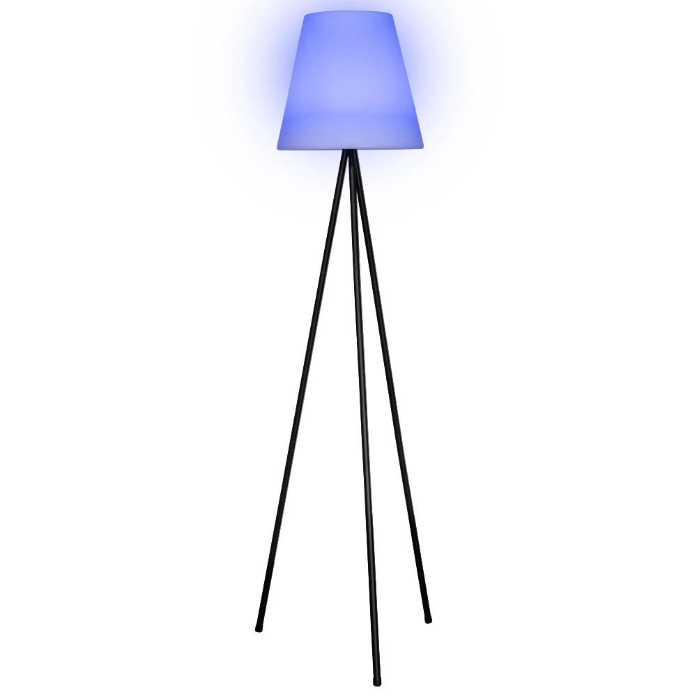 Solar-Standleuchte 150x35x35cm Mit Fernbedienung In Schwarz-Weiß 7 Solar-Standleuchte 150x35x35cm Mit Fernbedienung In Schwarz-Weiß – Bild 5