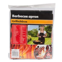 Grillschürze 70 X 84 Cm Aus Schwarzem Textil