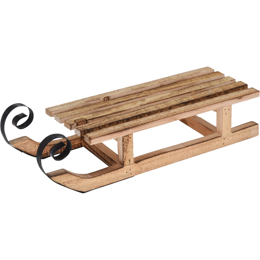 Weihnachtsdeko Schlitten 40 Cm Aus Holz, Naturbelassen 3 Weihnachtsdeko Schlitten 40 Cm Aus Holz, Naturbelassen