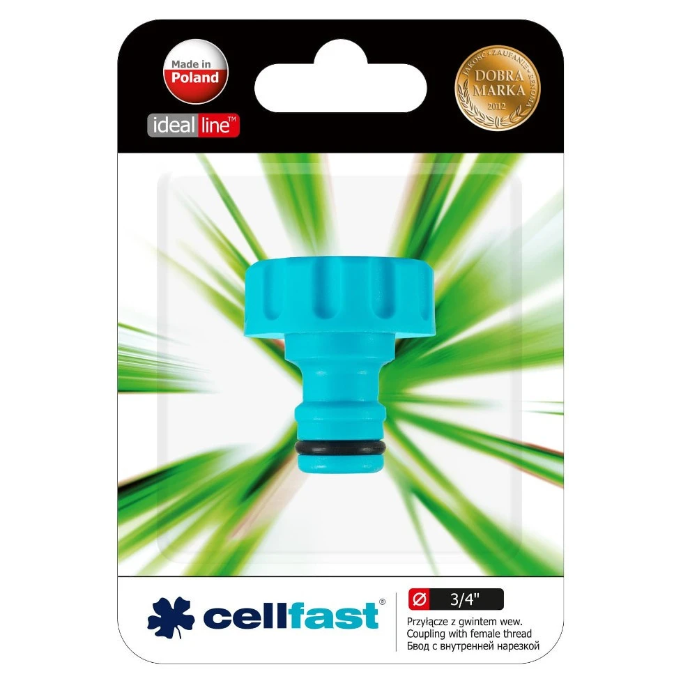 Cellfast Schlauchkupplung 3/4" Für Gartenschläuche 4 Cellfast Schlauchkupplung 3/4" Für Gartenschläuche – Bild 2