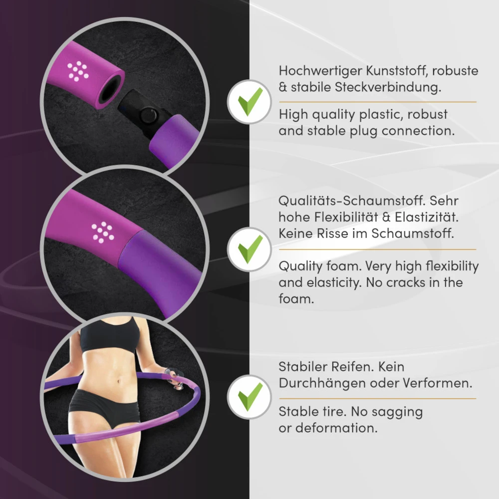 Fitness-Reifen Macacor In Lilapink, Inklusive Zubehör 11 Fitness-Reifen Macacor In Lilapink, Inklusive Zubehör – Bild 9