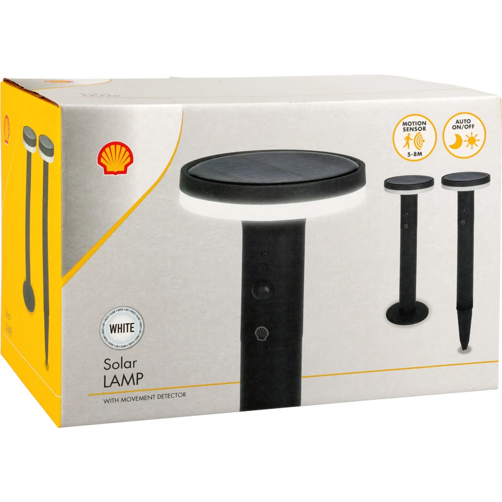 LED-Solarleuchte Rund Mit Bewegungsmelder 4 LED-Solarleuchte Rund Mit Bewegungsmelder – Bild 2