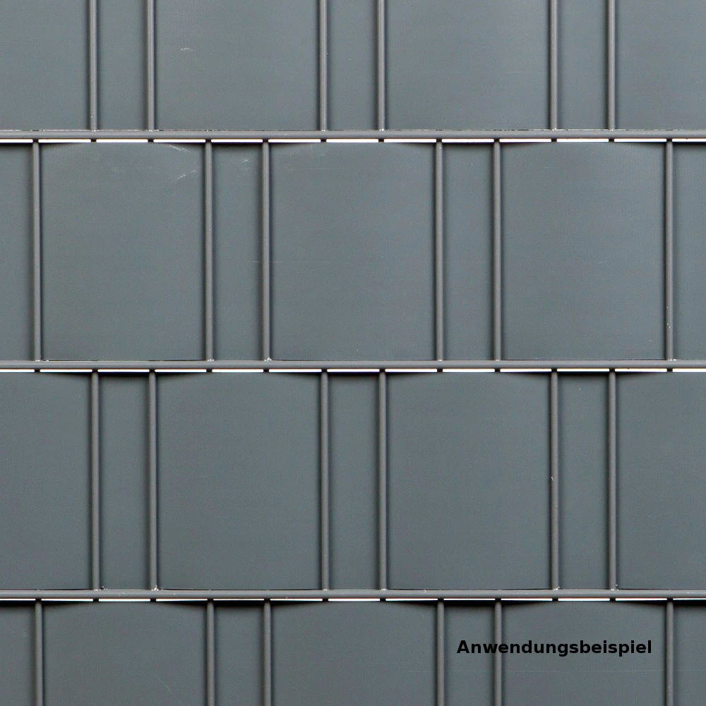 Zaun Sichtschutz Und Windschutz A1-Blickdicht 1 Rolle, 19 Cm Breit In Weißaluminium 6 Zaun Sichtschutz Und Windschutz A1-Blickdicht 1 Rolle, 19 Cm Breit In Weißaluminium – Bild 4