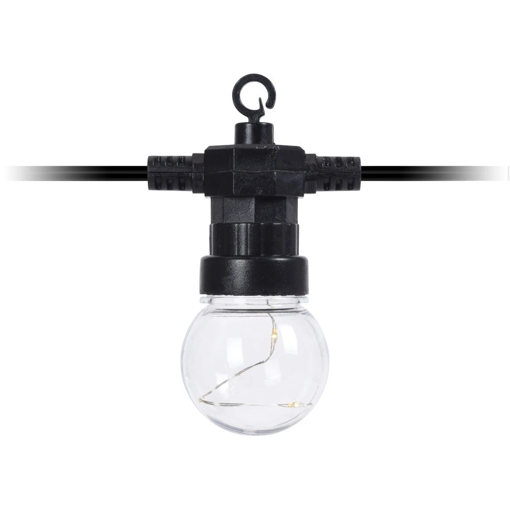 LED-Lichterkette 11 M Batteriebetrieben Mit 20 Kugeln Und 60 LEDs 3 LED-Lichterkette 11 M Batteriebetrieben Mit 20 Kugeln Und 60 LEDs