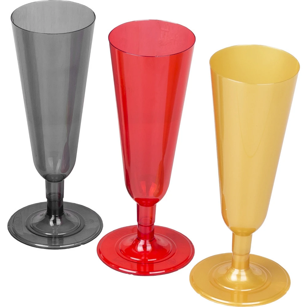 Sektgläser Aus Kunststoff 0,1 L, 6 Stück, Deutschland 4 Sektgläser Aus Kunststoff 0,1 L, 6 Stück, Deutschland – Bild 2