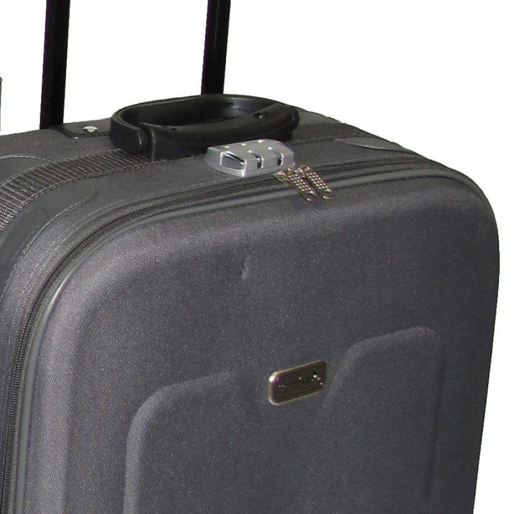 Trolley-Set 3-teilig Aus EVA-Kunststoff In Grau 4 Trolley-Set 3-teilig Aus EVA-Kunststoff In Grau – Bild 2