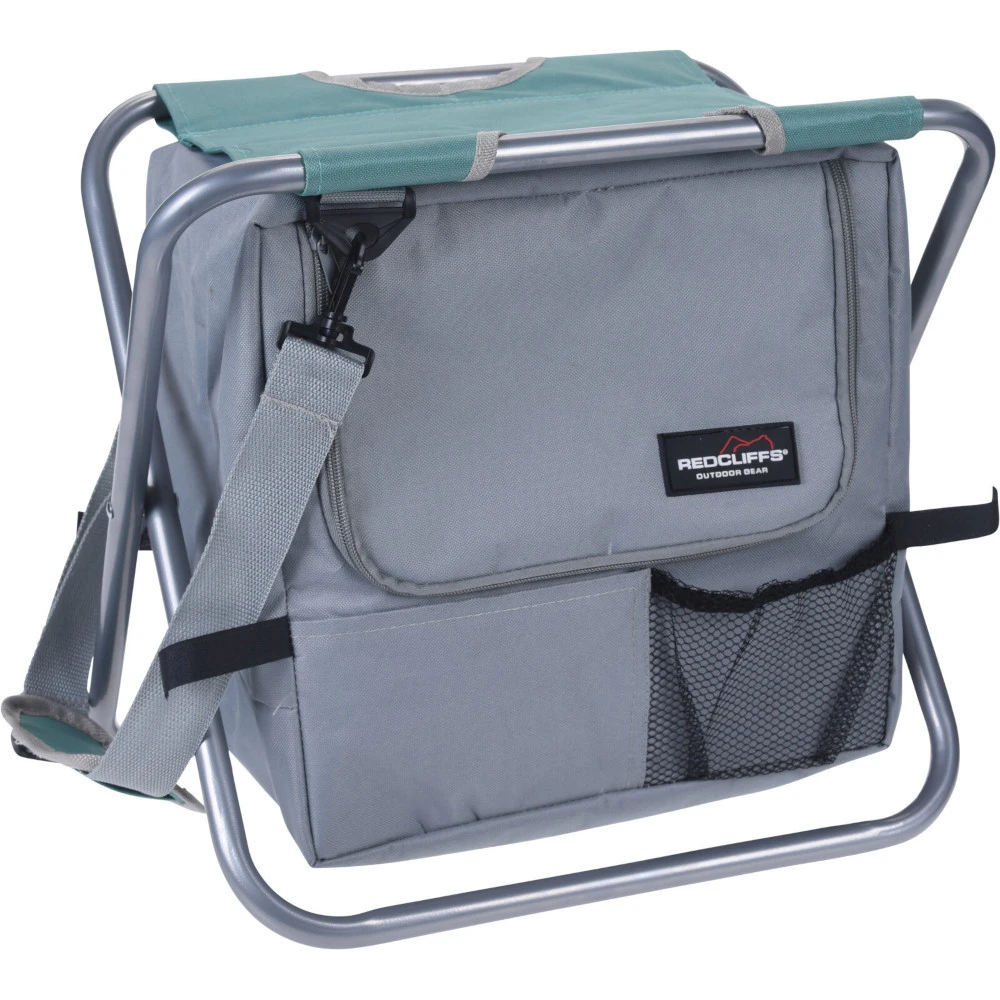 Campinghocker Klappbar 31,5 X 26,5 Cm Mit Grün-grauer Textilbespannung 3 Campinghocker Klappbar 31,5 X 26,5 Cm Mit Grün-grauer Textilbespannung