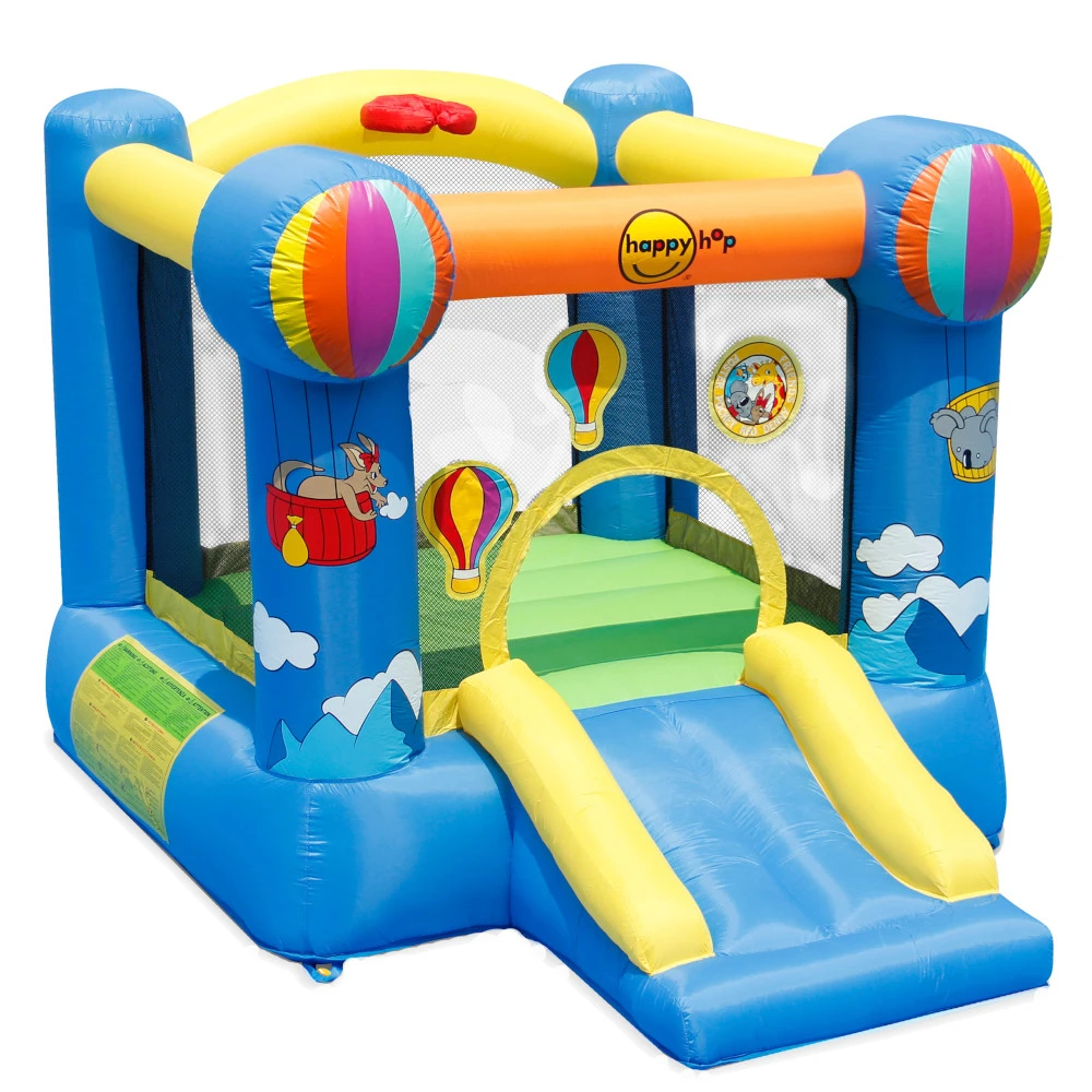 Hüpfburg „Party“ Aufblasbar Aus Polyester Mit Basketballkorb Und Zubehör 3 Hüpfburg „Party“ Aufblasbar Aus Polyester Mit Basketballkorb Und Zubehör