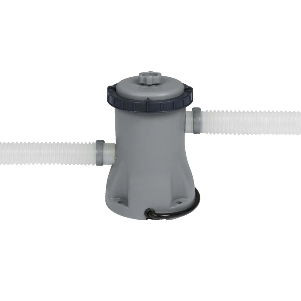 Bestway Steel Pro Frame Pool-Set Eckig Mit Filterpumpe 5 Bestway Steel Pro Frame Pool-Set Eckig Mit Filterpumpe – Bild 3