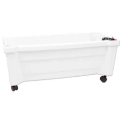Pflanzkasten Calypso Rollbar Weiß Aus Kunststoff