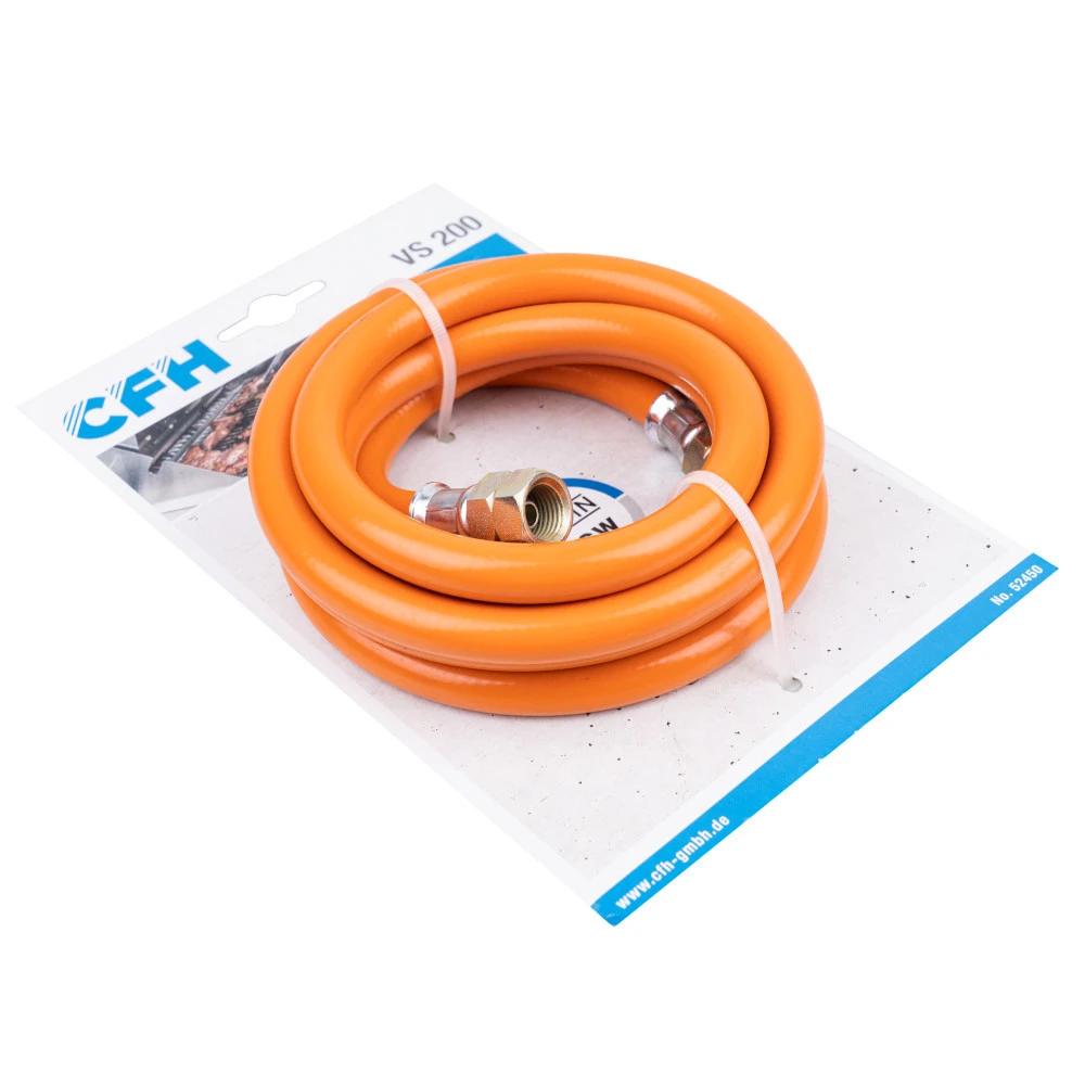 CFH Gasschlauch ND 2m 1/4" Lks VS200 Camping 5 CFH Gasschlauch ND 2m 1/4" Lks VS200 Camping – Bild 3
