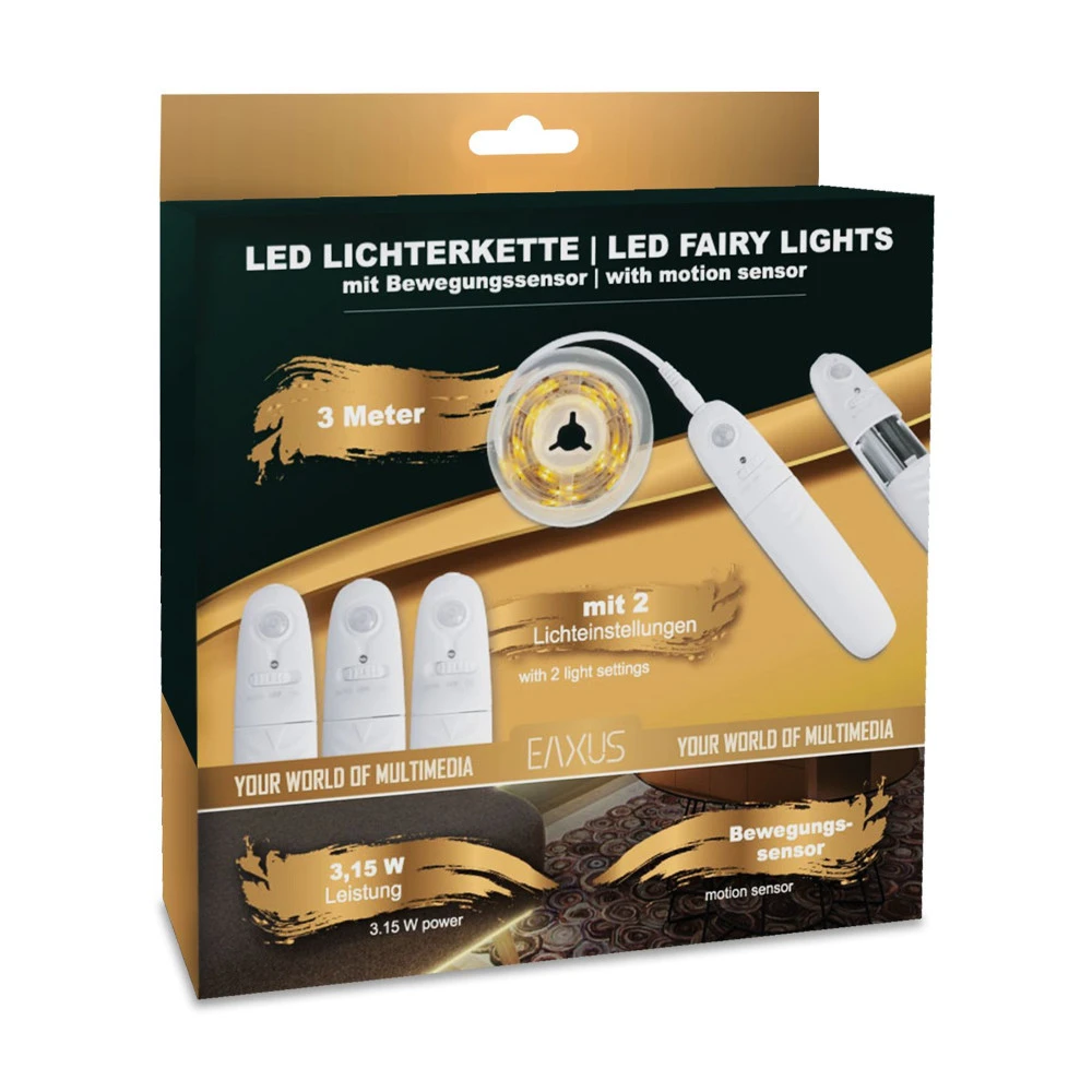 LED-Streifen 3m Mit Innovativem Bewegungssensor 7 LED-Streifen 3m Mit Innovativem Bewegungssensor – Bild 5