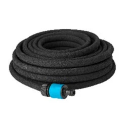 Bewässerungsschlauch 15 M Aus Schwarzem Gummi Mit Kupplungen