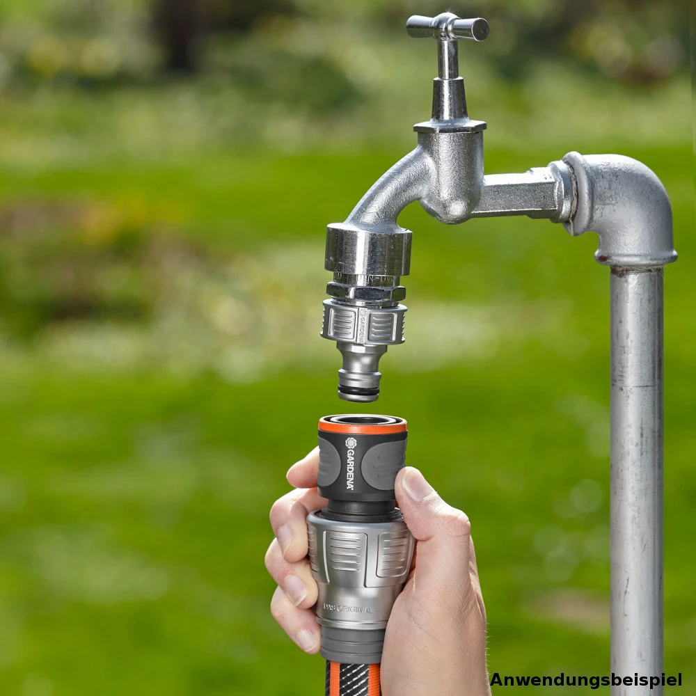 Gardena Schlauchverbinder 3/4" Aus Metall 6 Gardena Schlauchverbinder 3/4" Aus Metall – Bild 4