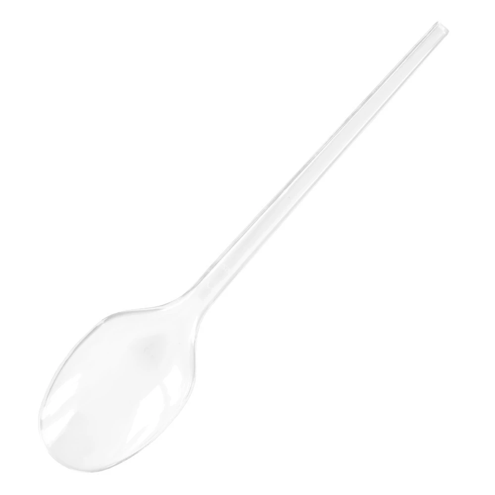 Mehrweg-Kaffeelöffel 12 Stück Aus Transparentem Kunststoff 13 Cm Lang 4 Mehrweg-Kaffeelöffel 12 Stück Aus Transparentem Kunststoff 13 Cm Lang – Bild 2