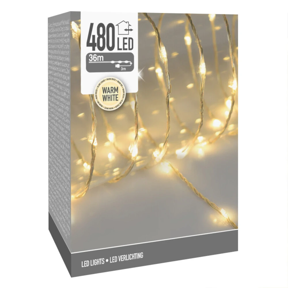 LED-Lichtschlauch 39 M Mit 480 Warmweißen LEDs Für Innen Und Außen 3 LED-Lichtschlauch 39 M Mit 480 Warmweißen LEDs Für Innen Und Außen