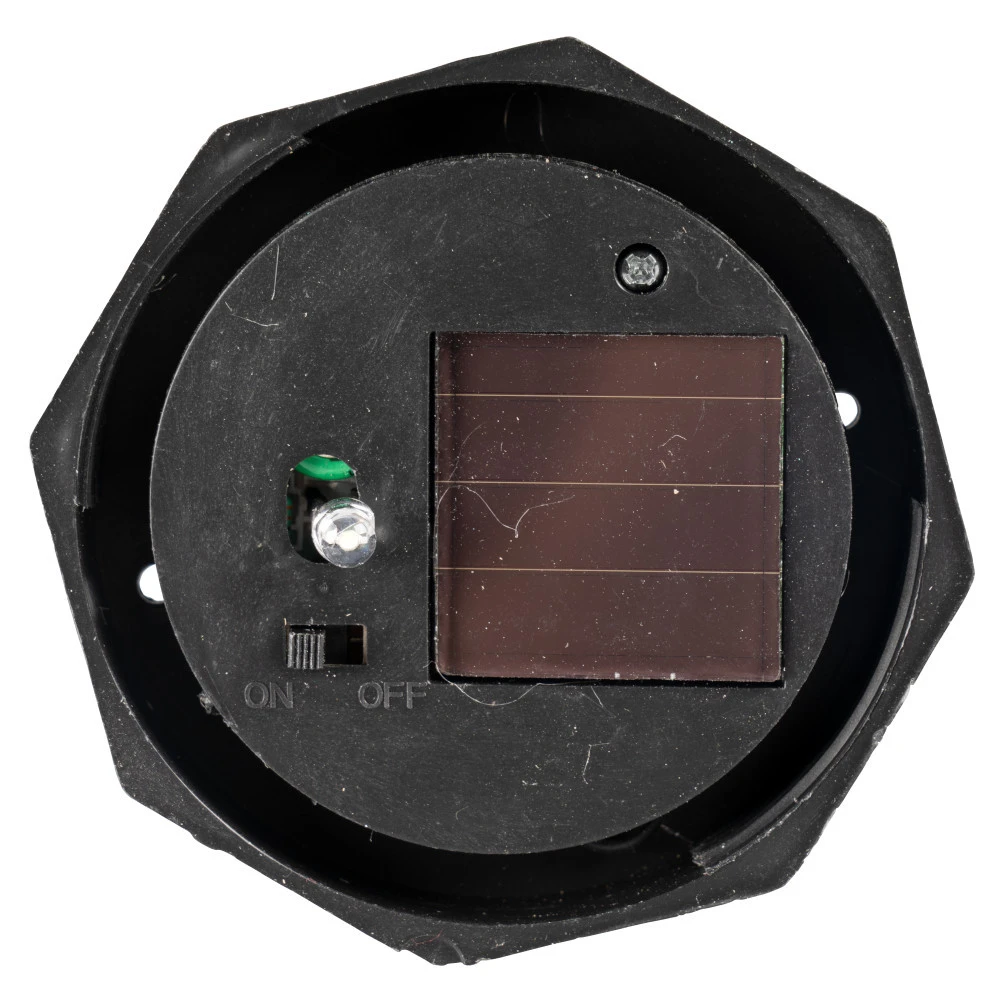 LED Solarkugelleuchte Ø 10 Cm Mit Balkonhalterung 4 LED Solarkugelleuchte Ø 10 Cm Mit Balkonhalterung – Bild 2