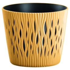 Prosperplast Blumentopf Sandy Round Ø 130 Mm Senf