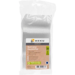 Mehrweg-Löffel 50 Stück Aus Transparentem Kunststoff 18,5 Cm Lang