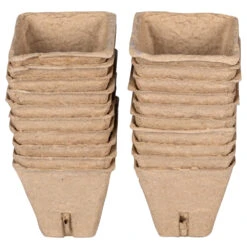 Anzuchttöpfe 6 X 6 Cm Quadratisch, 20 Stück, Papier