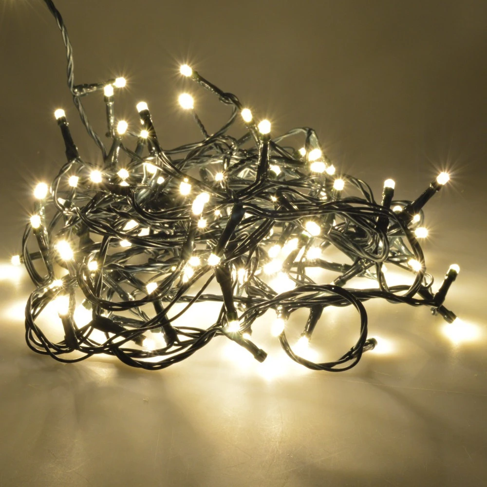 LED-Lichterkette Bunt Oder Warmweiß Mit 180 LEDs Mit 8 Lichtfunktionen, Innen- Und Außenbereich 4 LED-Lichterkette Bunt Oder Warmweiß Mit 180 LEDs Mit 8 Lichtfunktionen, Innen- Und Außenbereich – Bild 2