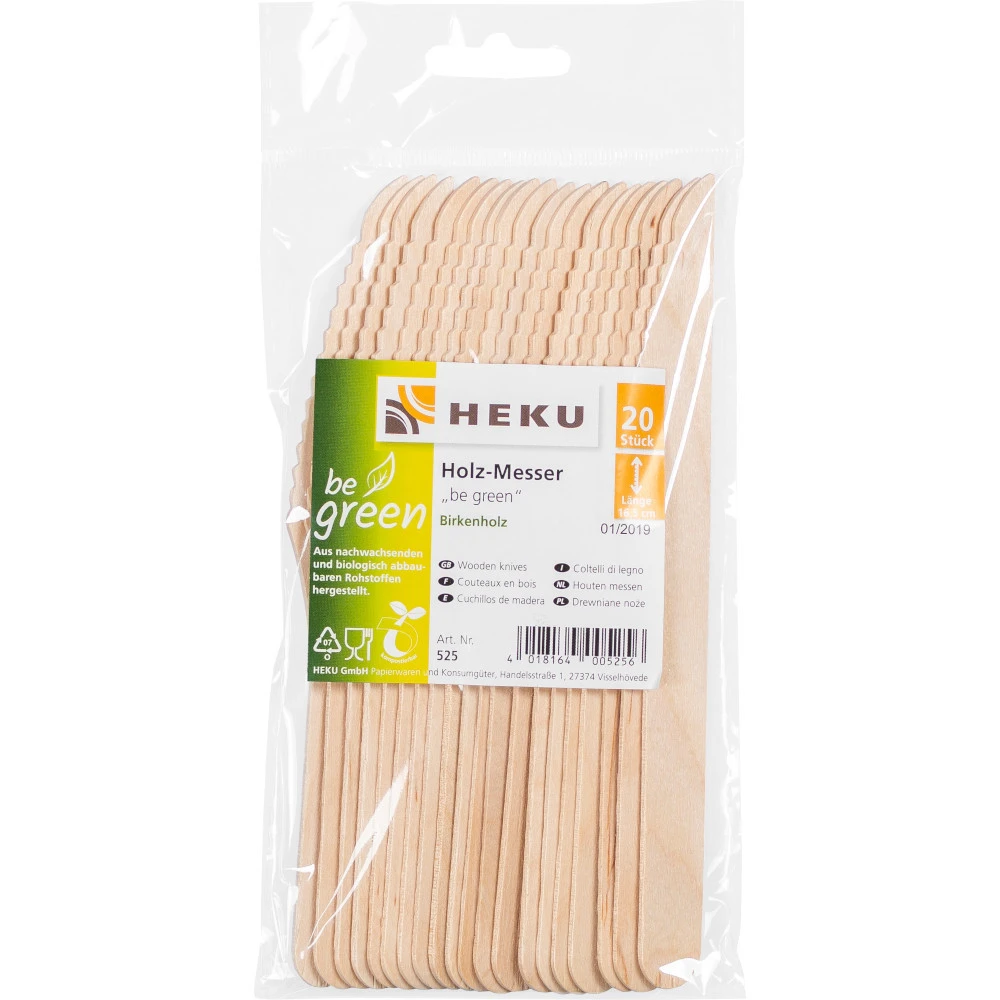 20 Holz-Messer Aus Birkenholz Be Green 4 20 Holz-Messer Aus Birkenholz Be Green – Bild 2