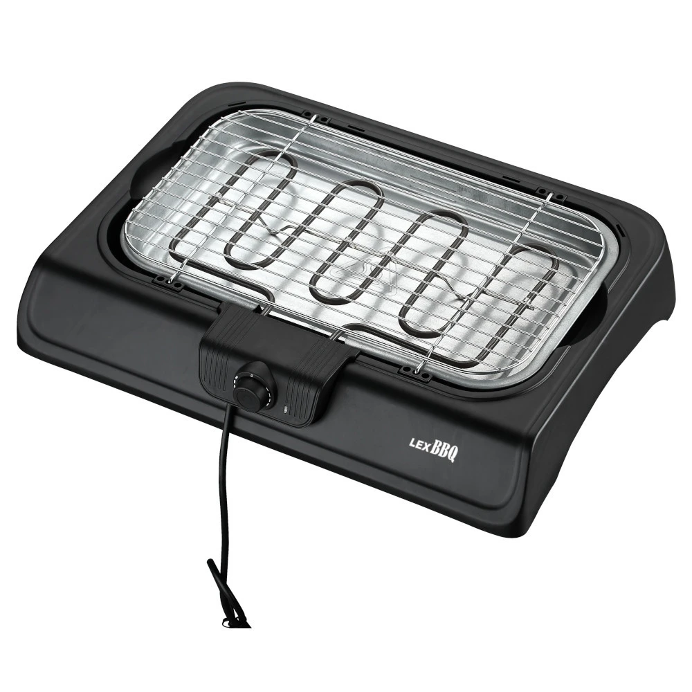 2in1 Tisch- Und Standgrill Elektrisch Mit 2000 W In Schwarz 4 2in1 Tisch- Und Standgrill Elektrisch Mit 2000 W In Schwarz – Bild 2