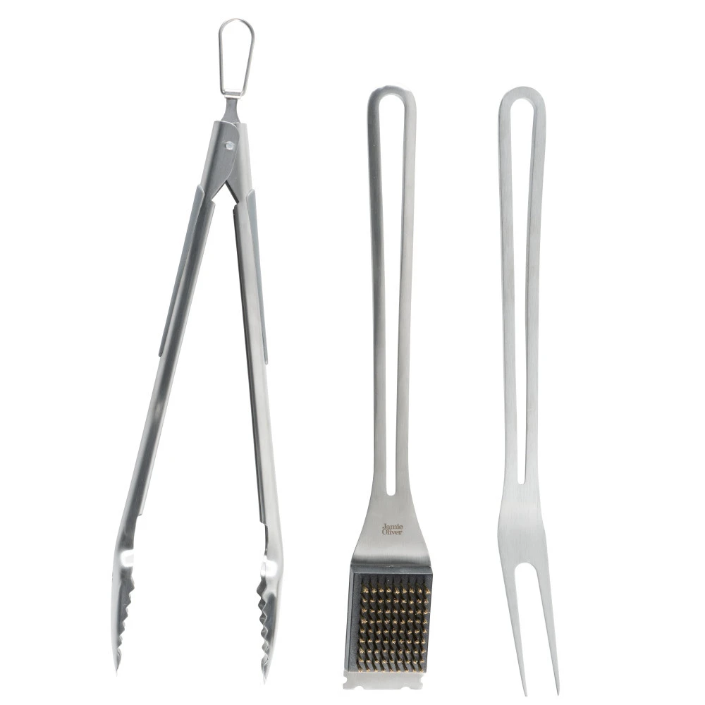 Grillbesteck-Set 3-teilig Von Jamie Oliver 3 Grillbesteck-Set 3-teilig Von Jamie Oliver