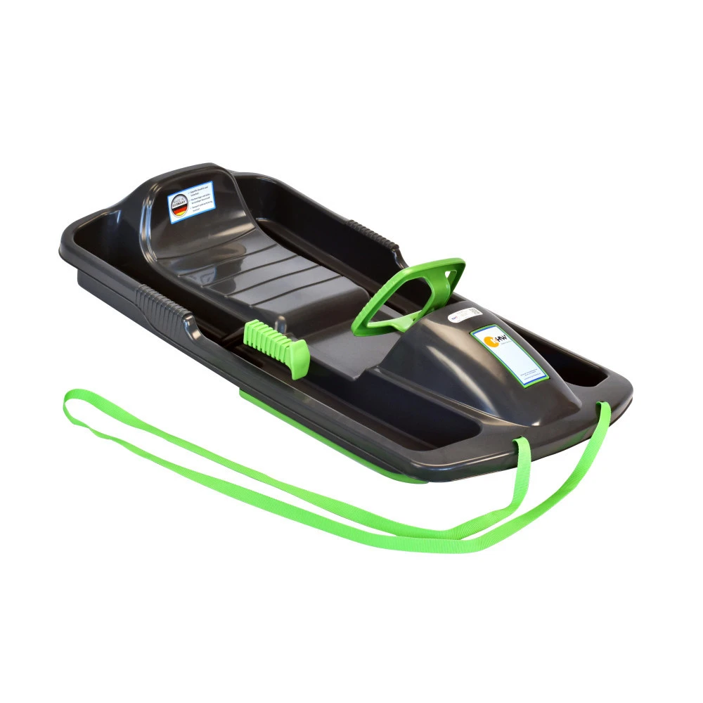 Lenkschlitten Snow Fox Aus HPE-Kunststoff Anthrazit Mit Lenkrad 4 Lenkschlitten Snow Fox Aus HPE-Kunststoff Anthrazit Mit Lenkrad – Bild 2