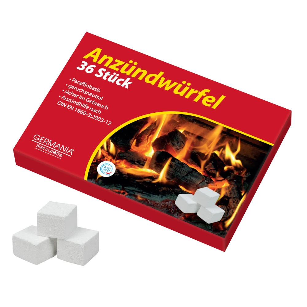 GERMANIA Grillanzünder 36 Stück In Würfelform Auf Paraffinbasis 3 GERMANIA Grillanzünder 36 Stück In Würfelform Auf Paraffinbasis