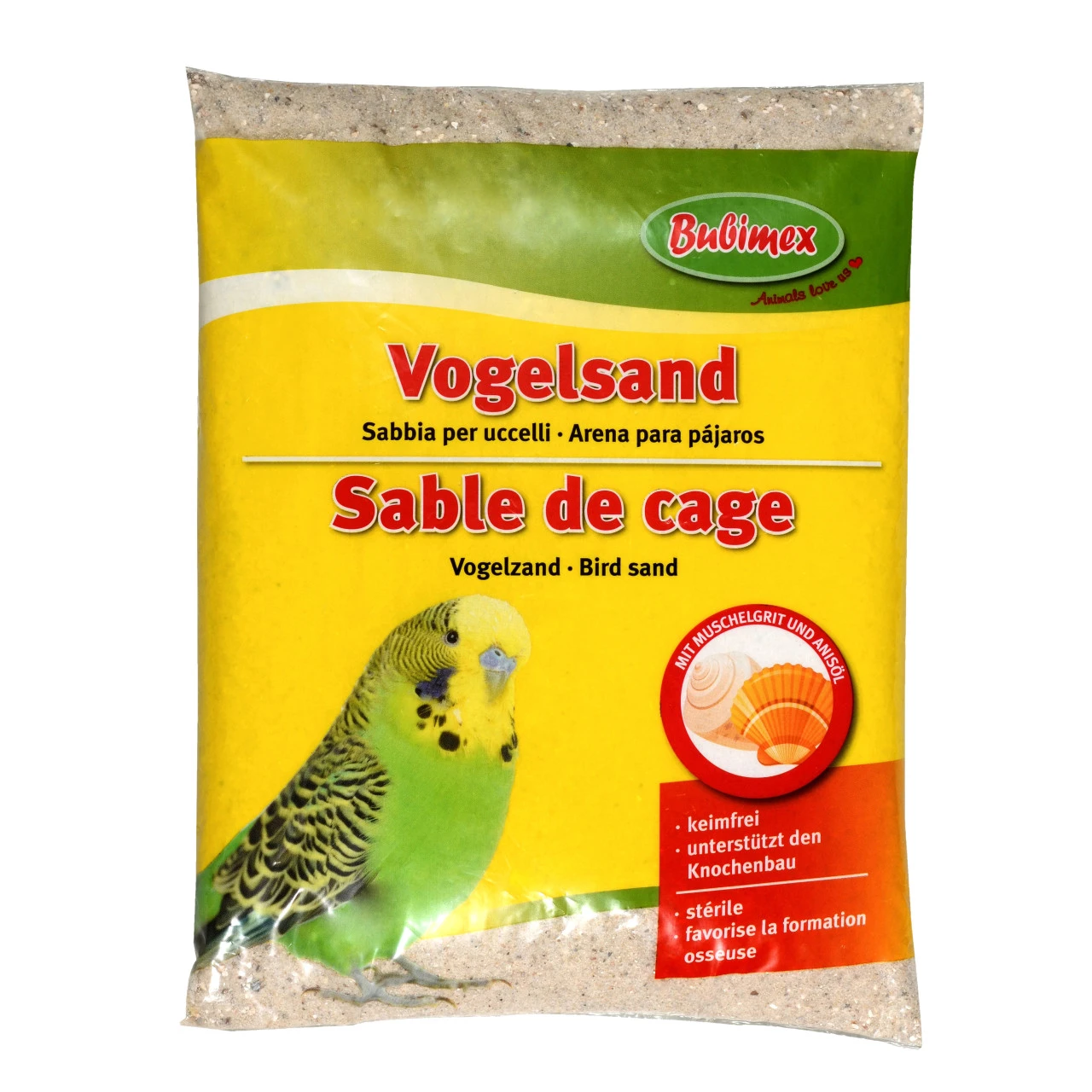 Bubimex Vogelsand Im Beutel 2,5kg 3 Bubimex Vogelsand Im Beutel 2,5kg