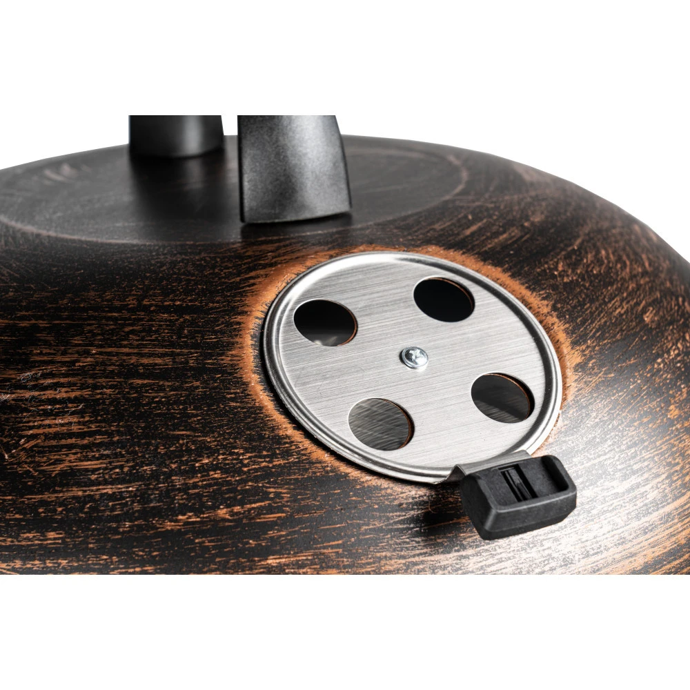 Kugelgrill Margherita Fahrbar Aus Metall Mit Pizza-Ring Und Pizzastein 7 Kugelgrill Margherita Fahrbar Aus Metall Mit Pizza-Ring Und Pizzastein – Bild 5