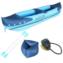 Kajak Aufblasbar Aus PVC Mit Zubehör Und Reparaturflicken