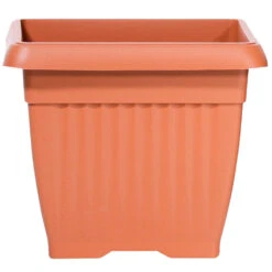 Prosperplast Blumentopf Terra Eckig 24 X 24 Cm In Terracotta